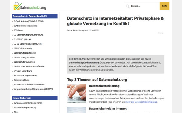 www.datenschutz.org