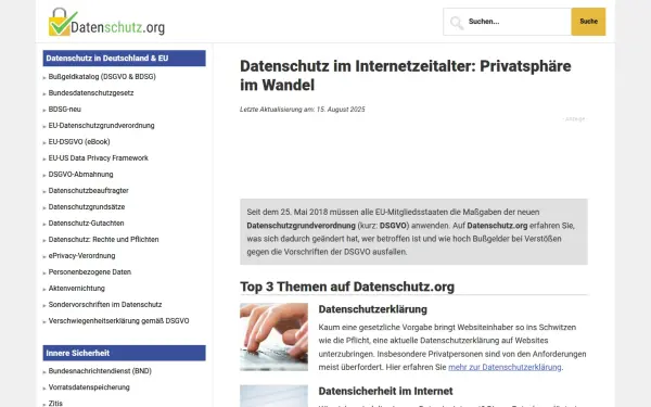 www.datenschutz.org