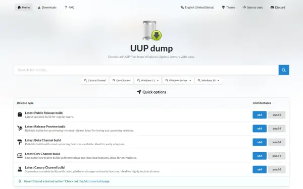 uupdump.net
