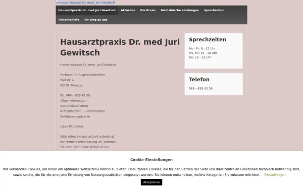 www.dr-gewitsch.de