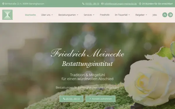 www.bestattungen-meinecke.de