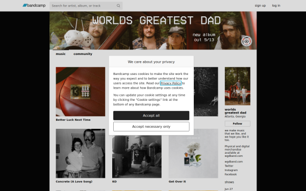 worldsgreatestdadmusic.bandcamp.com