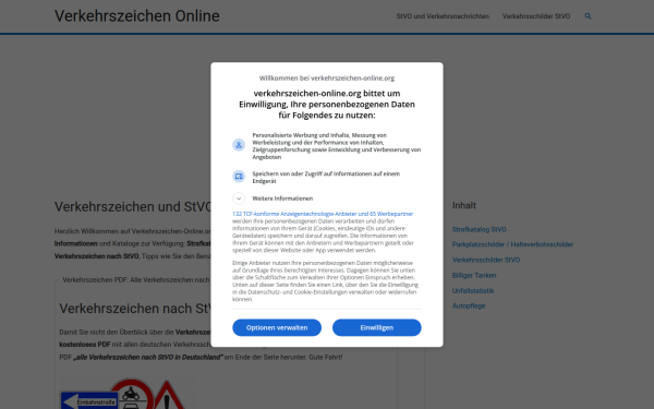 www.verkehrszeichen-online.org