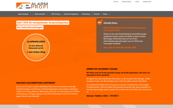 www.auto-alarmanlage.de