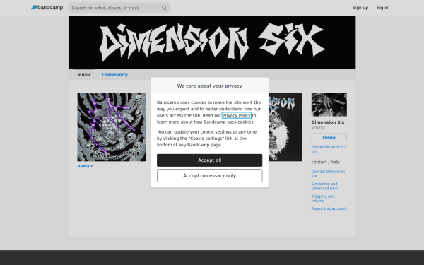 dimensionsix.bandcamp.com
