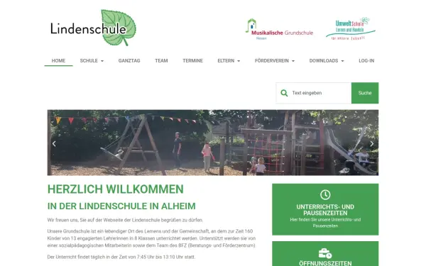 www.lindenschule-alheim.de