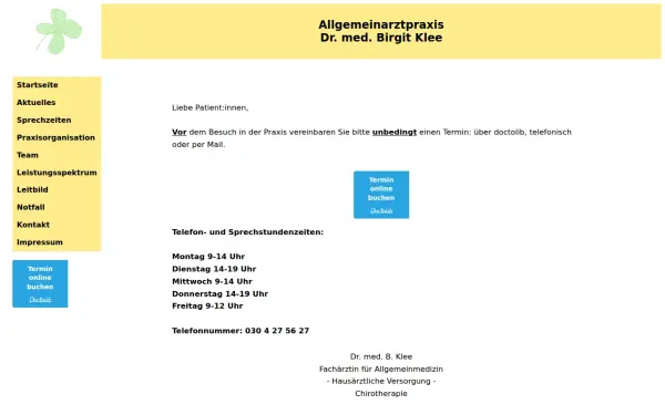 arztpraxis-klee.de
