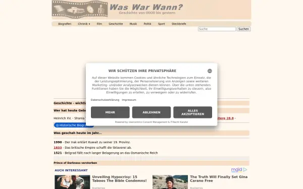 www.was-war-wann.de