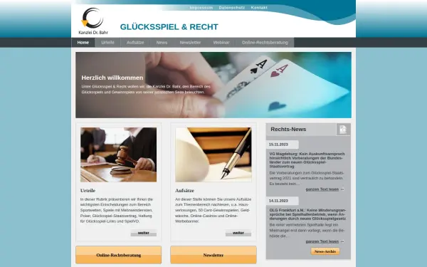 www.gluecksspiel-und-recht.de
