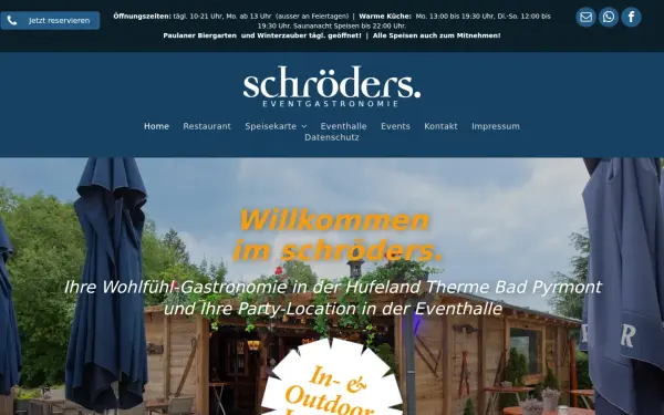 www.schroeders-gastronomie.de