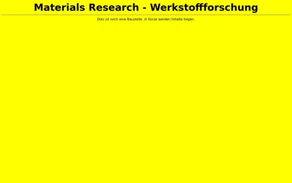 materialsresearch.de