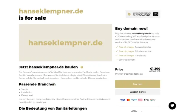 hanseklempner.de