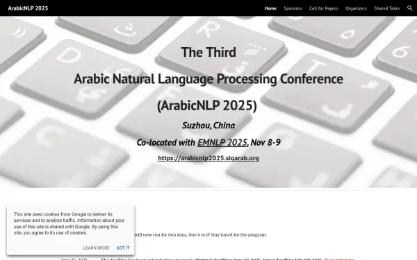 arabicnlp2025.sigarab.org