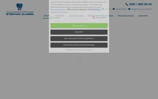 www.zahnarzt-clasen.de