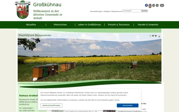 www.grosskuehnau.de