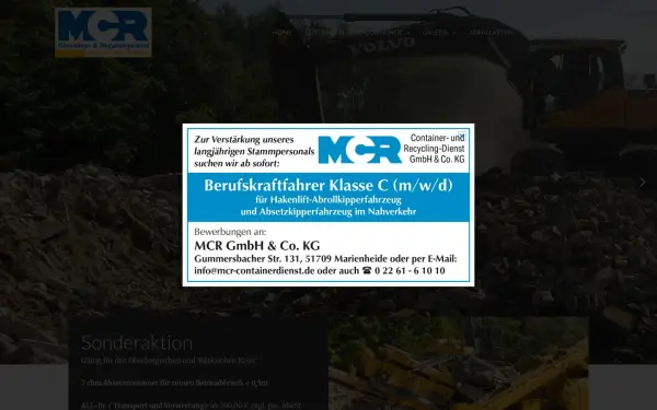mcr-containerdienst.de