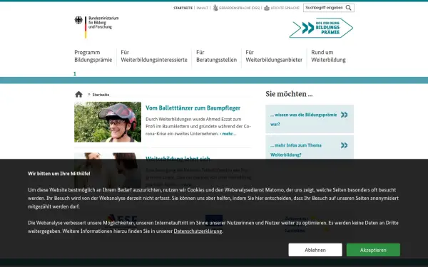 www.bildungspraemie.info