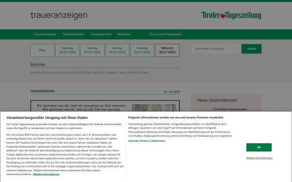 traueranzeigen.tt.com