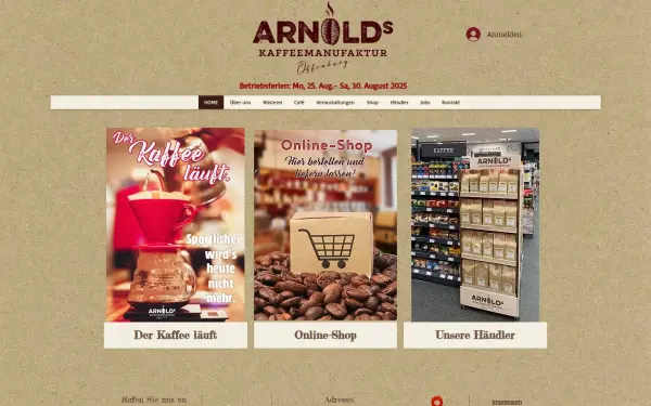 www.arnolds-kaffeemanufaktur.de