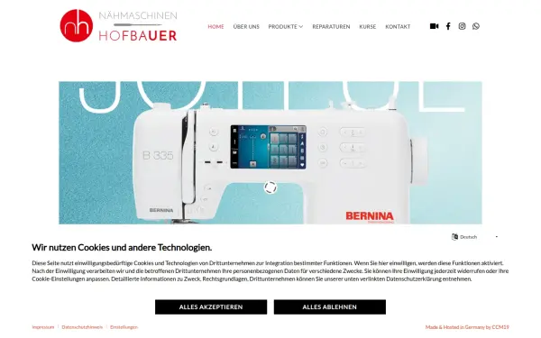 www.naehmaschinen-hofbauer.de
