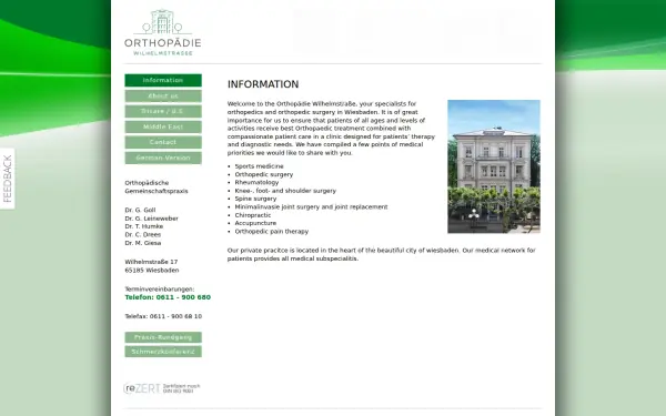 www.orthopaedie-wilhelmstrasse.de