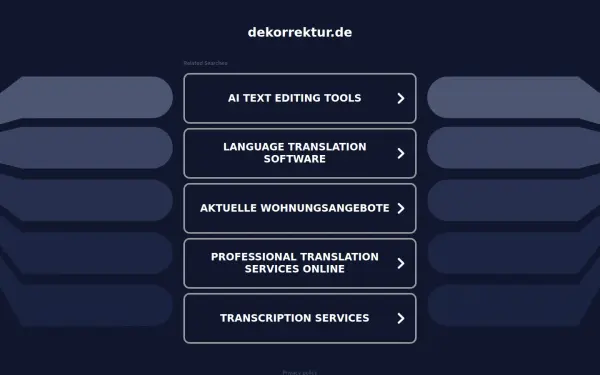 dekorrektur.de