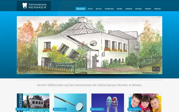 www.zahnarztpraxis-nennker.de