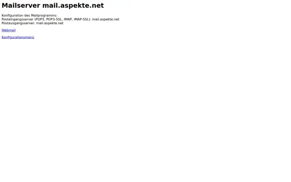 mail.aspekte.net