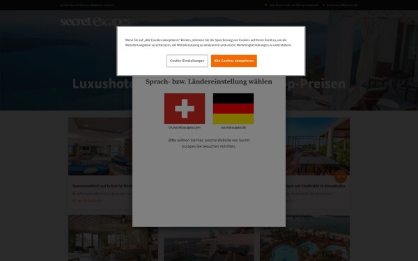 ch.secretescapes.com