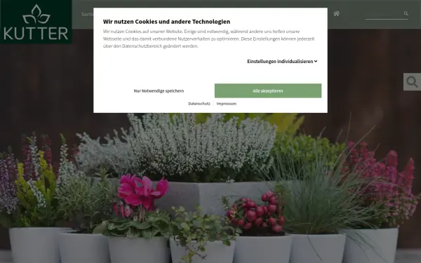 www.kutter-pflanzen.de