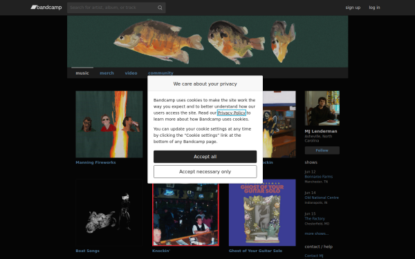mjlenderman.bandcamp.com