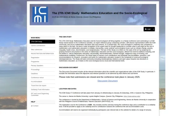 icmistudy27.sciencesconf.org