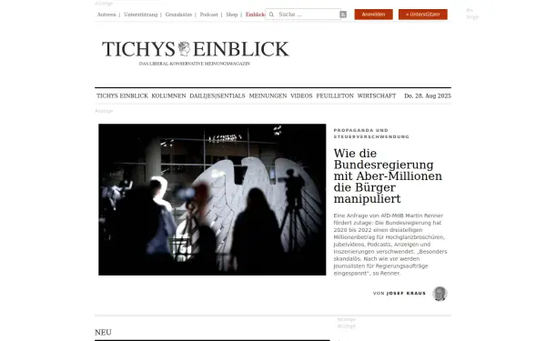 www.tichyseinblick.de