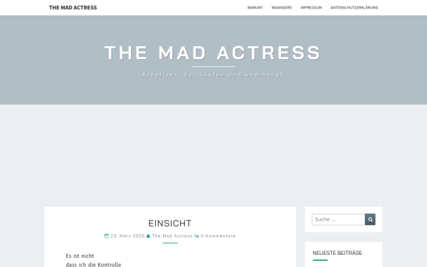 www.themadactress.blog