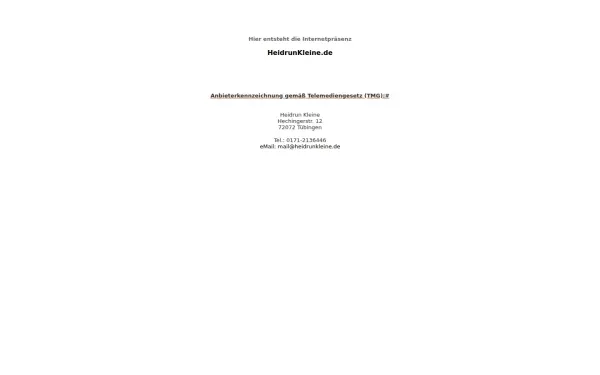 heidrunkleine.de
