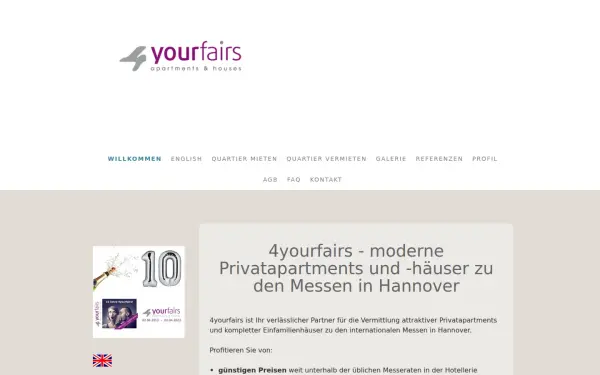 www.messezimmer-hannover-4yourfairs.de