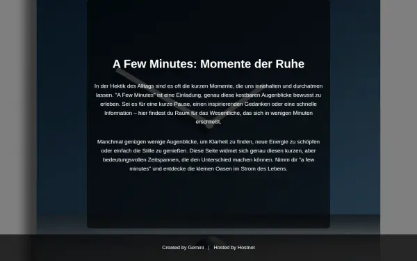 a-few-minutes.de