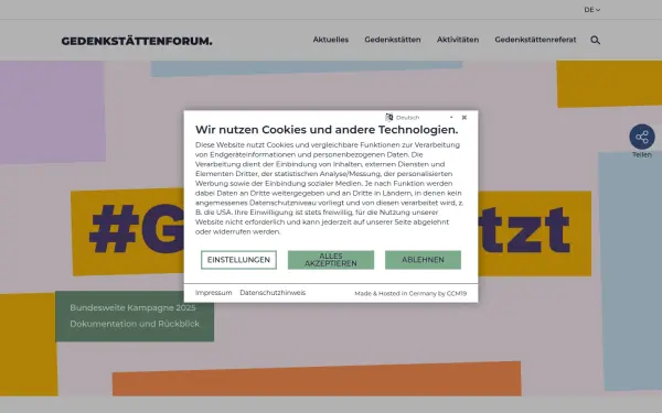 www.gedenkstaettenforum.de