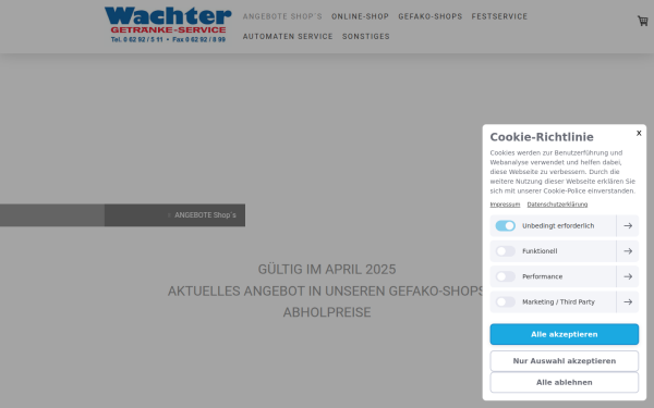 www.wachter-getraenke.de