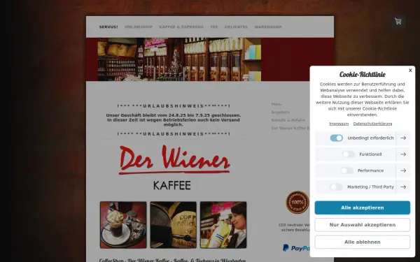 www.derwienerkaffee.de