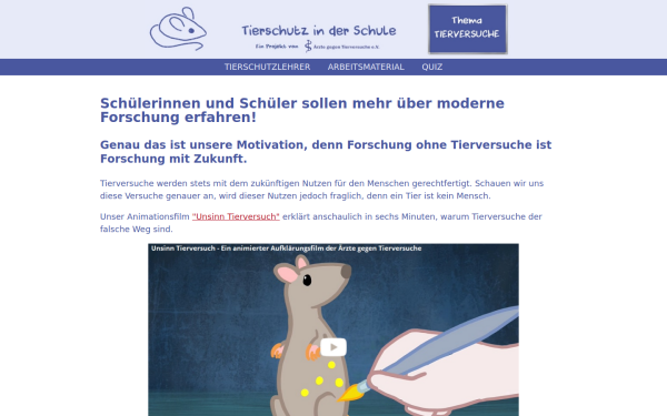 www.tierschutz-in-der-schule.de