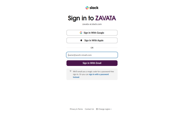 zavata-ai.slack.com