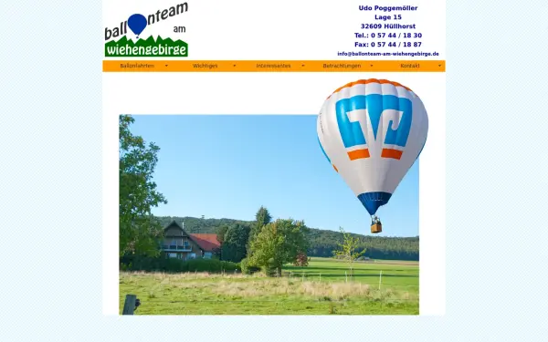 www.ballonteam-am-wiehengebirge.de
