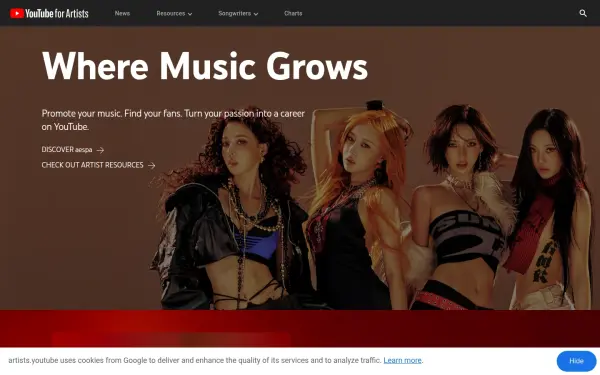 artists.youtube
