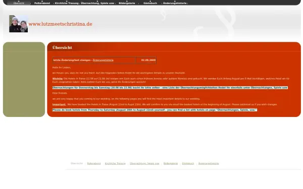 lutzmeetschristina.de