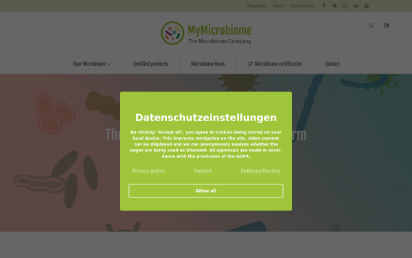 www.mymicrobiome.info