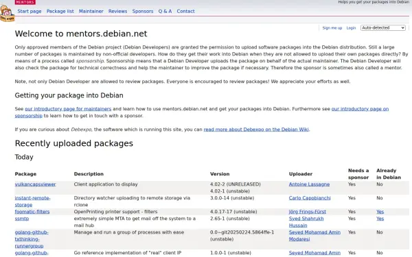 mentors.debian.net