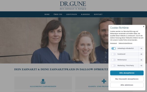 www.zahnarztdallgow.de