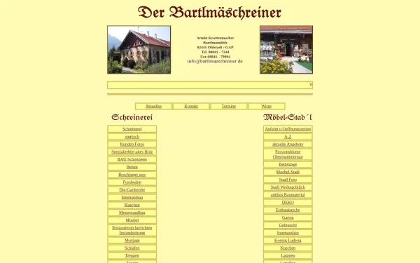 bartlmaeschreiner.de