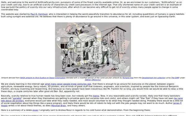 artificialscarcity.com